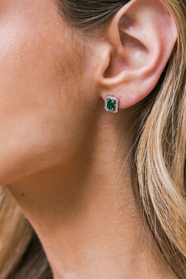 halo-zirconia-round-earrings Flying Tomato-Sophia's StyleEARRINGS-1
